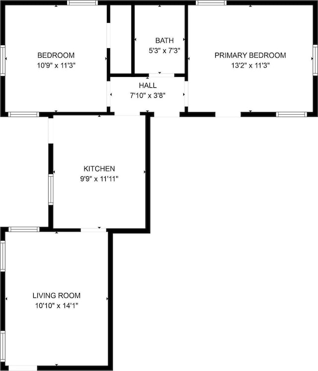 4808 Birchman Ave, Fort Worth, TX 76107 - property floor plan