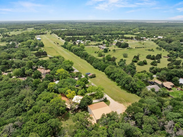 219 Ray Rd, Pottsboro, TX 75076 - aerial view of a heavily wooded area