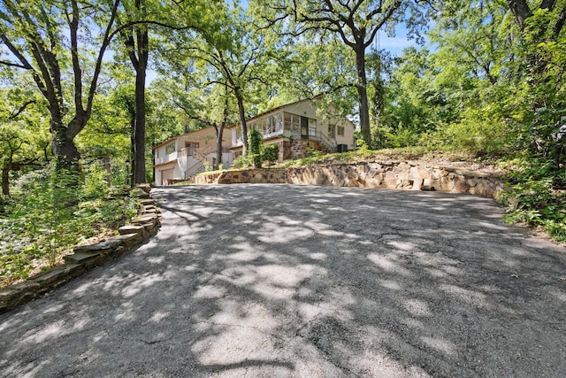 219 Ray Rd, Pottsboro, TX 75076 - view of asphalt driveway