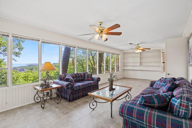 219 Ray Rd, Pottsboro, TX 75076 - sunroom featuring a textured ceiling