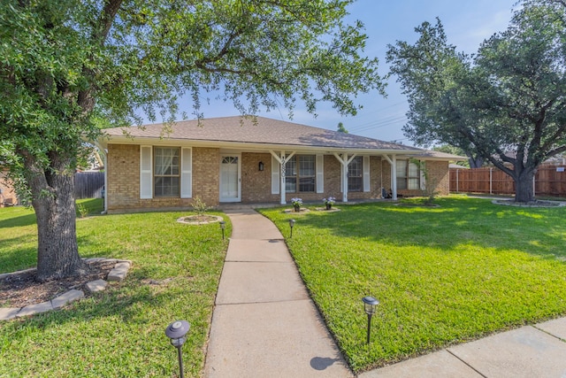 2801 Peachtree Ln, Pantego, TX 76013 - single story home featuring brick siding and covered porch