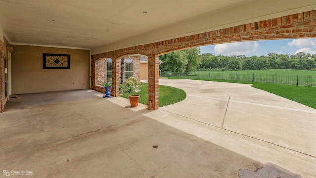 532 Hunters Run, Bossier City, LA 71111 - view of patio / terrace featuring fence