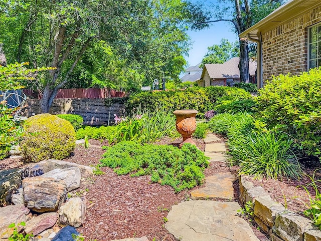 2215 Firestone Cir, Tyler, TX 75703 - view of yard featuring fence