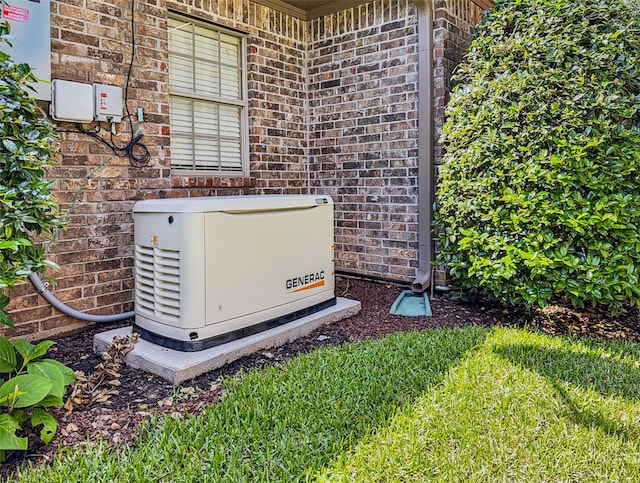 2215 Firestone Cir, Tyler, TX 75703 - exterior view of a power unit and brick siding