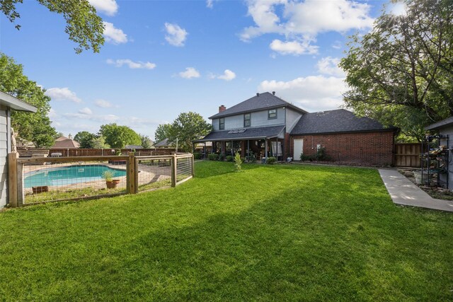 605 Keel Way, Azle, TX 76020 - rear view of house with brick siding