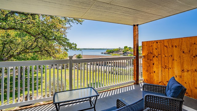 4536 Overlook Ct, Granbury, TX 76049 - balcony with a water view