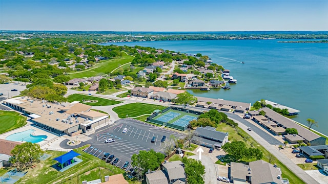 4536 Overlook Ct, Granbury, TX 76049 - drone / aerial view of a nearby body of water
