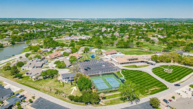 4536 Overlook Ct, Granbury, TX 76049 - aerial view of property's location featuring a nearby body of water