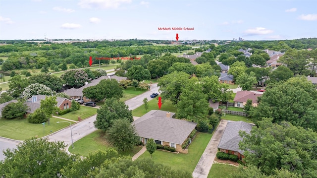 805 Sandpiper Dr, Denton, TX 76205 - aerial view of residential area