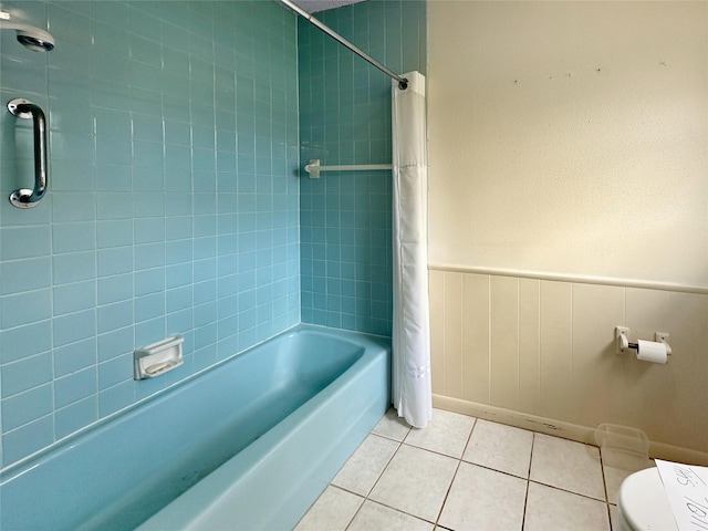10550 Fm 215, Valley Mills, TX 76689 - full bathroom with tile patterned flooring, shower / tub combo, and toilet