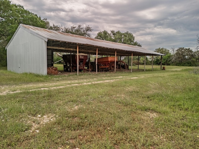 10550 Fm 215, Valley Mills, TX 76689 - view of pole building with a detached carport