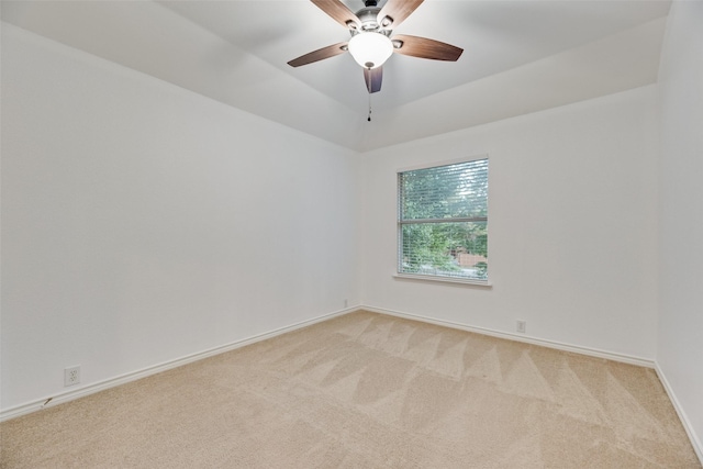 2904 Champlin Ct, Richardson, TX 75082 - unfurnished room featuring light carpet, baseboards, and ceiling fan