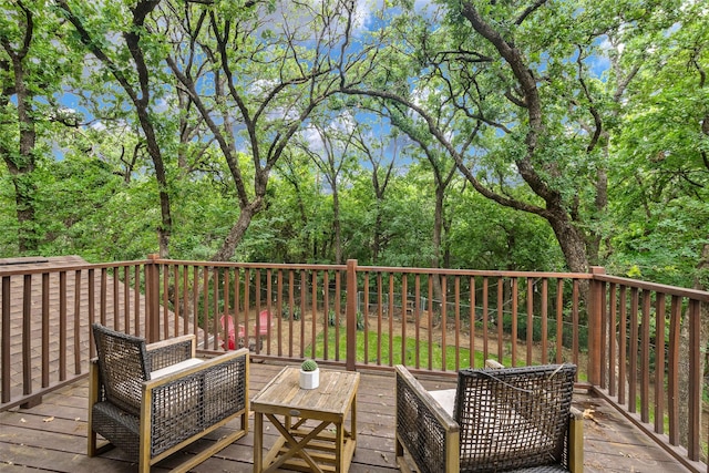 2012 S Meadow Way Cir, Arlington, TX 76015 - view of wooden terrace