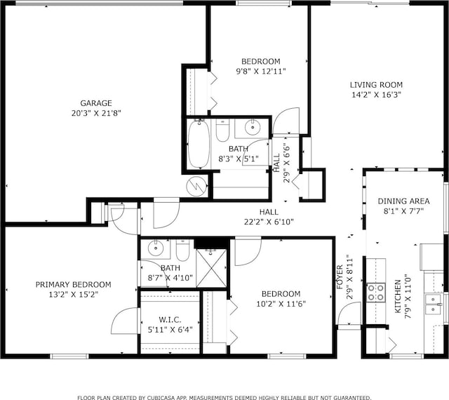 2302 Denmark Dr, Garland, TX 75040 - home floor plan
