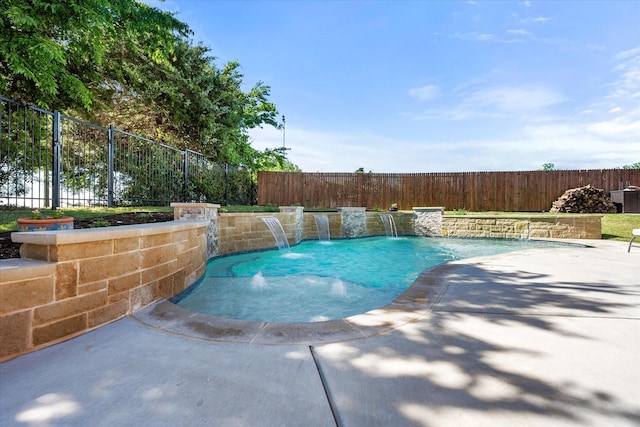 3626 Green Bluff Ct, Midlothian, TX 76065 - view of pool with a fenced backyard and a patio area