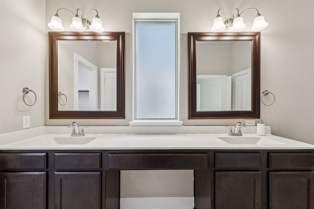 5408 Fairdale Dr, Denton, TX 76207 - bathroom featuring double vanity