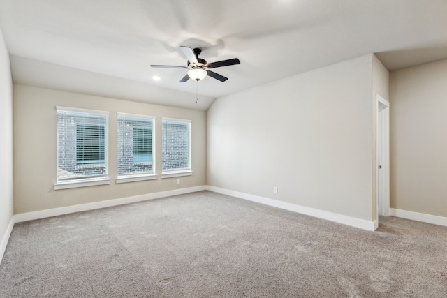 5408 Fairdale Dr, Denton, TX 76207 - empty room featuring ceiling fan, carpet floors, and baseboards
