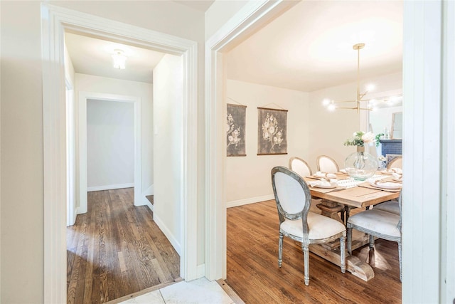 3418 S 11th St, Abilene, TX 79605 - dining room with wood finished floors and baseboards