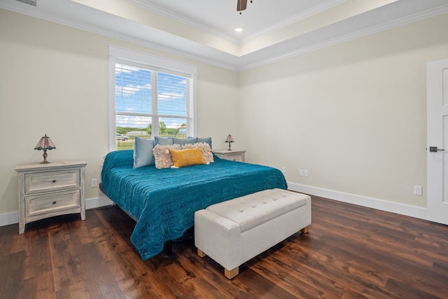 174 Rs County Road 3160, Emory, TX 75440 - bedroom featuring wood finished floors, crown molding, baseboards, recessed lighting, and ceiling fan