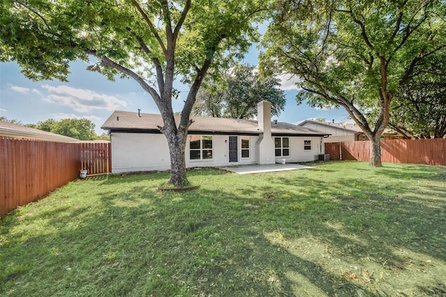 3011 Sunnybrook Ln, Arlington, TX 76014 - back of house with a patio area and a chimney