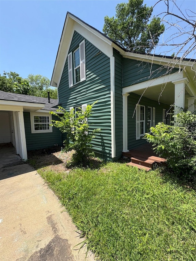 401 S Bois D Arc St, Forney, TX 75126 - view of property exterior featuring a porch