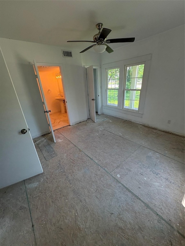 401 S Bois D Arc St, Forney, TX 75126 - unfurnished bedroom with a ceiling fan