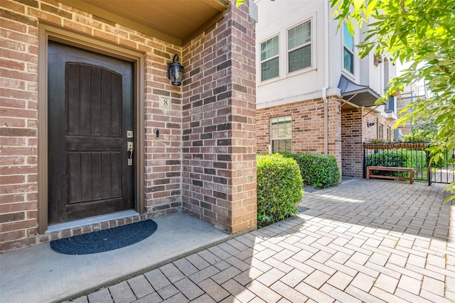 4100 Emerson Ave Unit 8, University Park, TX 75205 - doorway to property featuring brick siding