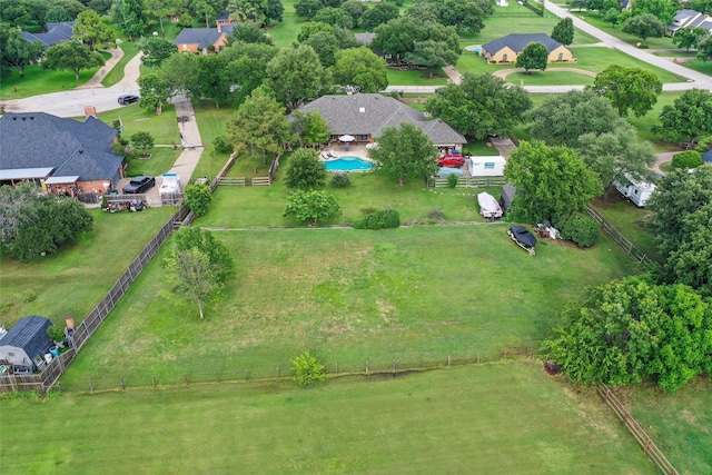 120 Willow Oak Ct, Double Oak, TX 75077 - drone / aerial view of a pool area