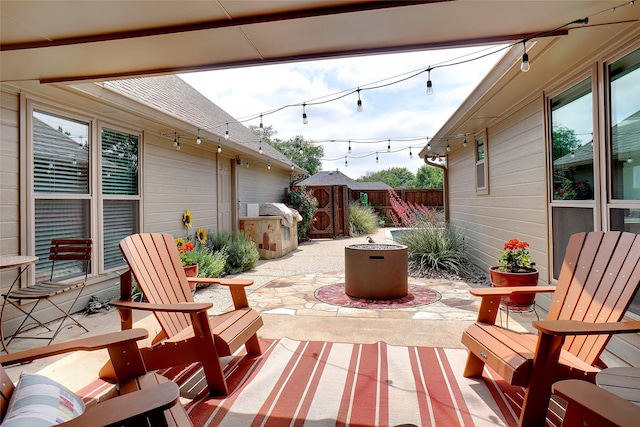 731 Falcon Ln, Coppell, TX 75019 - view of patio / terrace featuring fence