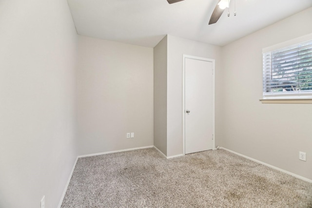 611 Buffalo Dr, Arlington, TX 76013 - unfurnished bedroom featuring baseboards, carpet floors, and ceiling fan
