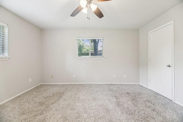 611 Buffalo Dr, Arlington, TX 76013 - carpeted spare room with a ceiling fan and baseboards