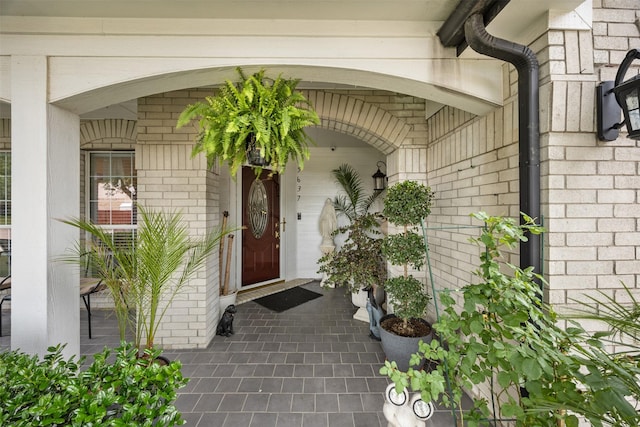 5637 Hunters Bend Ln, Dallas, TX 75249 - property entrance featuring brick siding