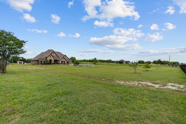 781 Audra Cir, Rhome, TX 76078 - view of grassy yard featuring a view of rural / pastoral area