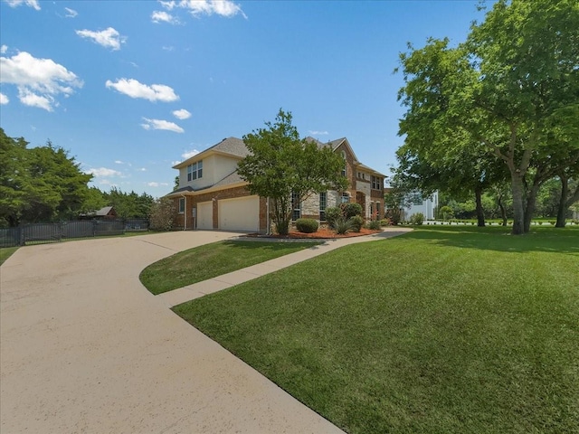 2723 Prairie Acres Cv, Cedar Hill, TX 75104 - view of front of property featuring an attached garage, driveway, and brick siding