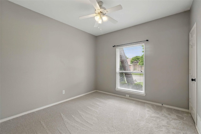 4636 Versailles Ln, Plano, TX 75093 - carpeted empty room with baseboards and a ceiling fan