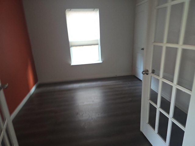 1322 Lucchese Ln, Dallas, TX 75253 - spare room featuring dark wood-type flooring and baseboards