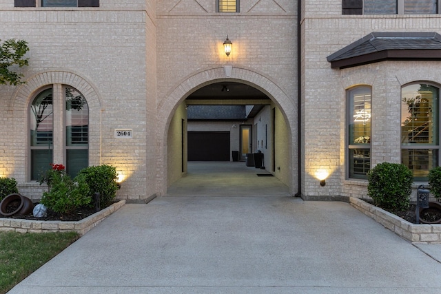 2604 Coyote Xing, Rockwall, TX 75087 - property entrance featuring brick siding and driveway