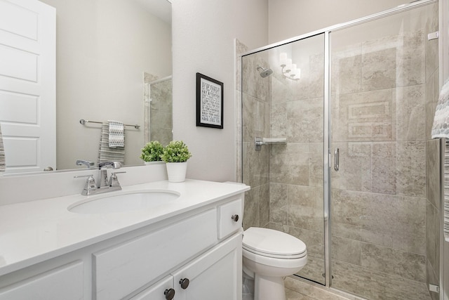 1607 Lilac Ln, Celina, TX 75009 - full bath with a shower stall, toilet, and vanity