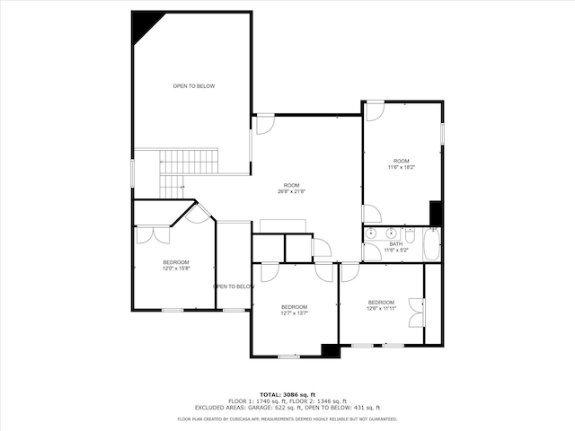 7608 White Fawn Rd, Arlington, TX 76002 - home floor plan
