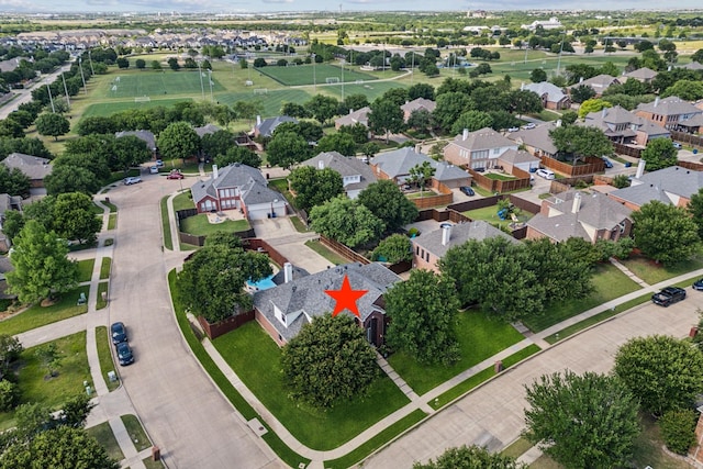 view of property location featuring nearby suburban area