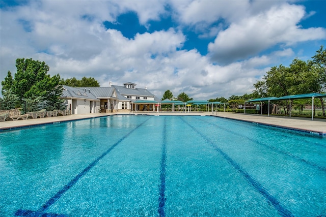 820 Lake Sierra Way, Little Elm, TX 75068 - community pool featuring fence and a patio area