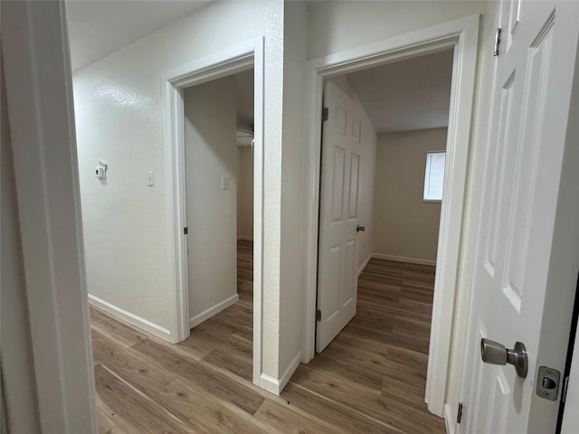 140 Shirley Dr, Lacy Lakeview, TX 76705 - hallway with light wood-style floors and baseboards