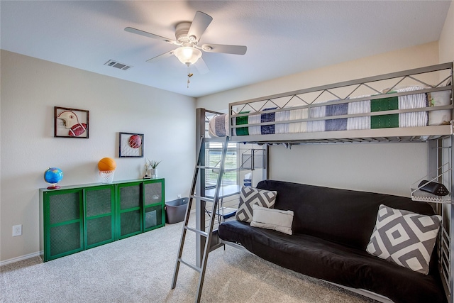 708 Savanna Dr, Josephine, TX 75173 - bedroom with carpet, baseboards, and a ceiling fan
