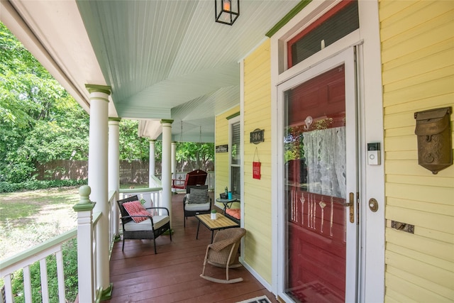 306 College St, Red Oak, TX 75154 - property entrance featuring a porch
