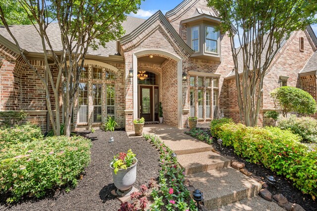 1405 Micah Way, Keller, TX 76248 - doorway to property with brick siding