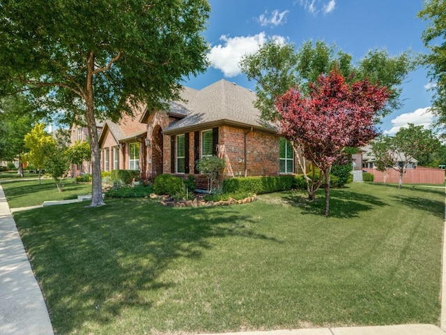 13026 Brook Ridge Dr, Frisco, TX 75035 - view of property exterior with brick siding and a shingled roof