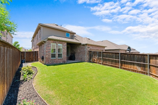12092 Burnt Prairie Ln, Frisco, TX 75035 - rear view of property with brick siding