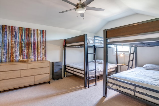4432 Mockingbird Pkwy, University Park, TX 75205 - carpeted bedroom featuring lofted ceiling and ceiling fan