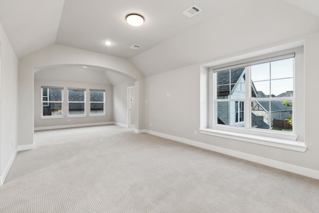 2921 Citation Rd, Celina, TX 75009 - carpeted empty room featuring baseboards and vaulted ceiling