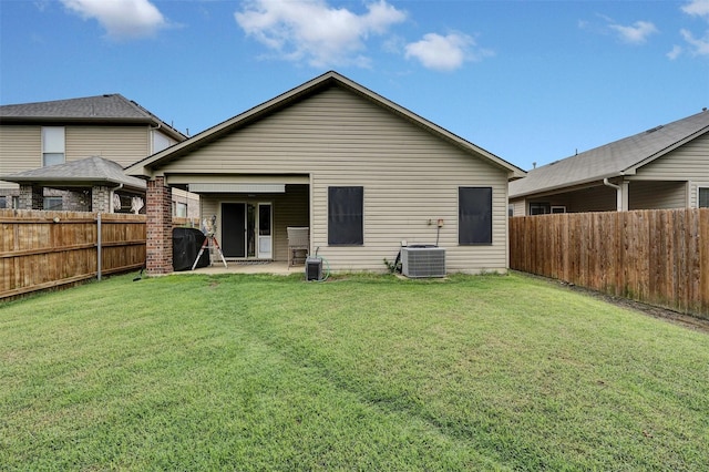 5061 Britton Ridge Ln, Fort Worth, TX 76179 - back of property featuring a patio area and central air condition unit